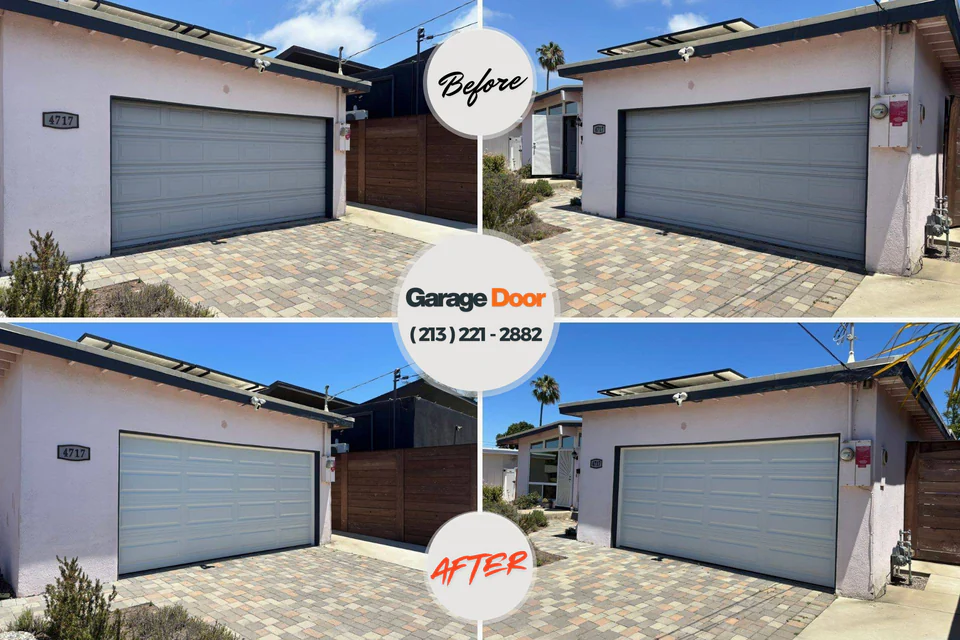 Before and after: garage door repair near me Wayland
